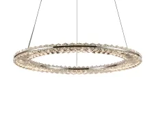 NEWPORT 8240 8241N/600 chrome , Люстра, Chrome Сlear crystal D60*H3,3/500 см LED 45W 4950Lm 3100-4000К