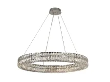 NEWPORT 8550 8550/95 C chrome , Люстра , Chrome Clear crystal D95*H11/500 cm G9 24*25W
