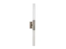NEWPORT 7270 7273/A nickel new , Бра, Nickel Clear glass L6*H56*Sp6,5 cm G9 2*25W