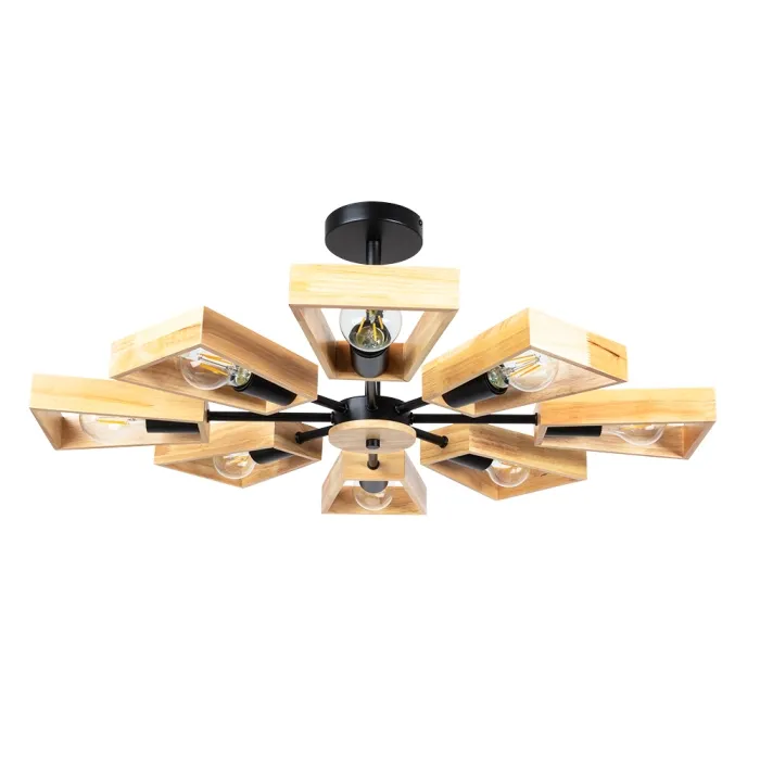 Люстра на штанге Arte Lamp BRUSSELS A8030PL-8BK | Дом Декора