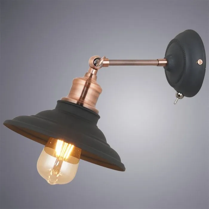 Бра Arte Lamp LIDO A5067AP-1BK | Дом Декора