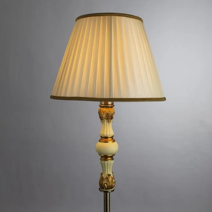 Торшер Arte Lamp BENESSERE A9570PN-1WG | Дом Декора