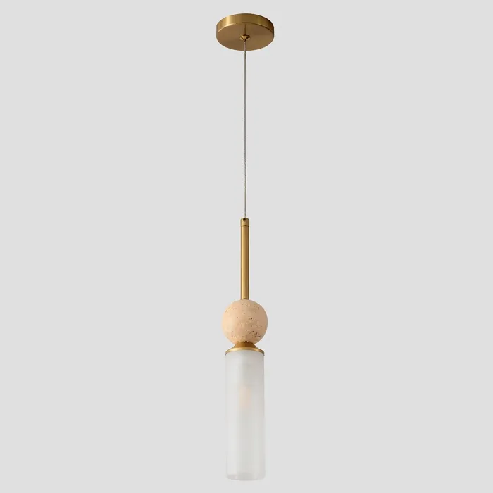 Светильник подвесной Crystal Lux SIMPLY SP1 BRASS | Дом Декора