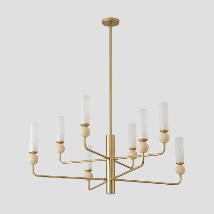 Люстра Crystal Lux SIMPLY SP8 BRASS | Дом Декора
