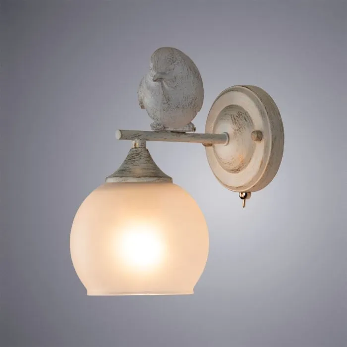 Бра Arte Lamp GEMELLI A2150AP-1WG | Дом Декора