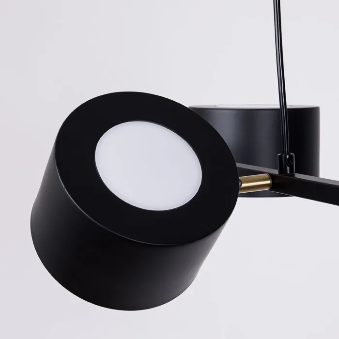 Люстра на штанге Arte Lamp SEBASTIAN A7051SP-4BK | Дом Декора