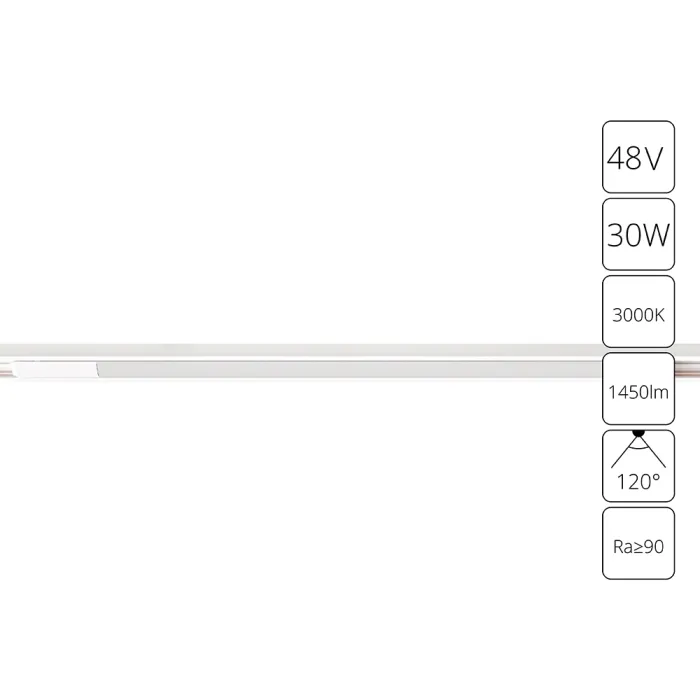 Магнитный трековый светильник Arte Lamp OPTIMA A7285PL-1WH | Дом Декора