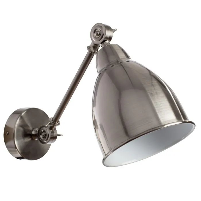 Бра Arte Lamp BRACCIO A2054AP-1SS | Дом Декора