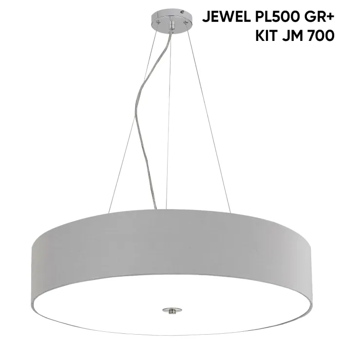 Светильник потолочный Crystal Lux JEWEL PL700 GR | Дом Декора