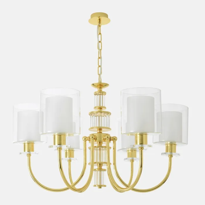 Люстра Crystal Lux ELENA SP6 GOLD | Дом Декора