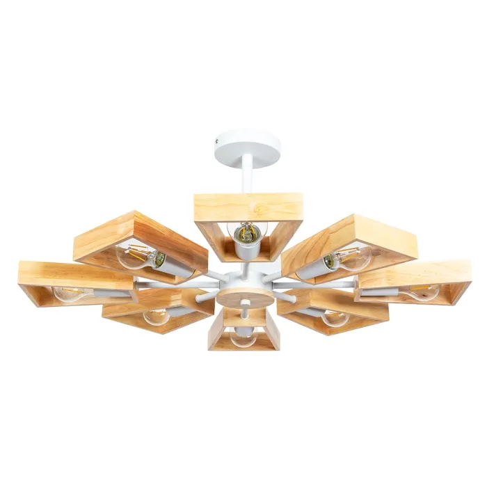Люстра на штанге Arte Lamp BRUSSELSA8030PL-8WH | Дом Декора