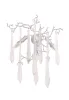 Бра Crystal Lux REINA AP3 SILVER PATINA