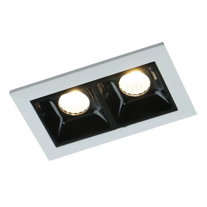 Точечный встраиваемый светильник Arte Lamp GRILL A3153PL-2BK | Дом Декора