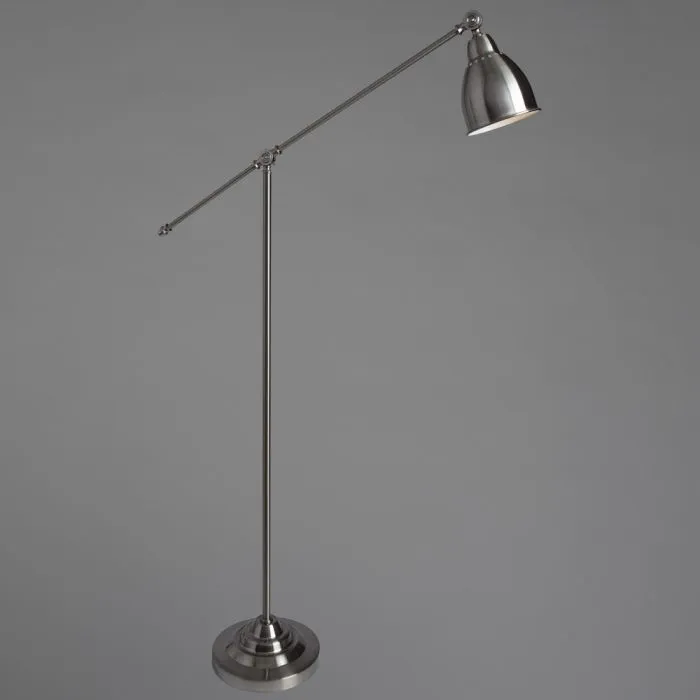 Торшер Arte Lamp BRACCIO A2054PN-1SS | Дом Декора