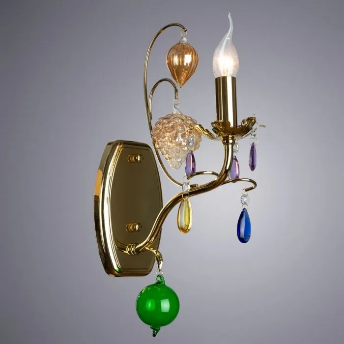 Бра Arte Lamp RICCHEZZA A2011AP-1GO | Дом Декора