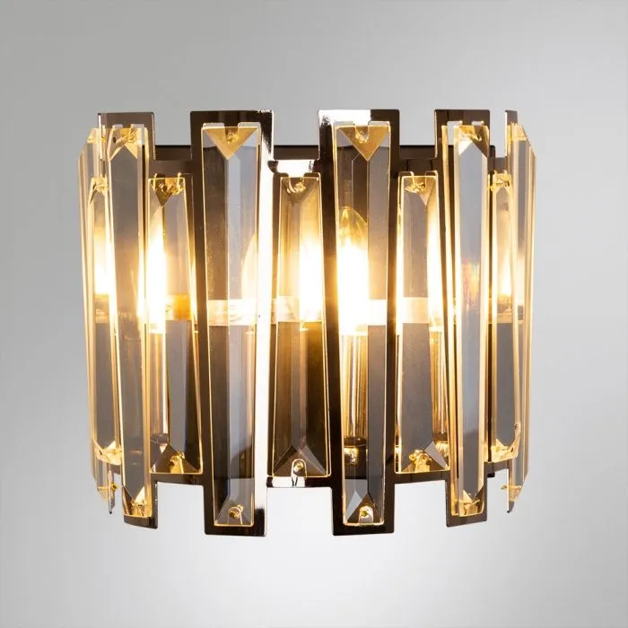 Настенный светильник Arte Lamp AMBER A1028AP-2BK | Дом Декора