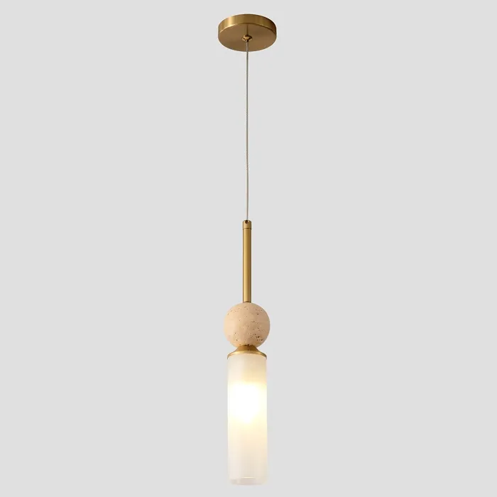 Светильник подвесной Crystal Lux SIMPLY SP1 BRASS | Дом Декора