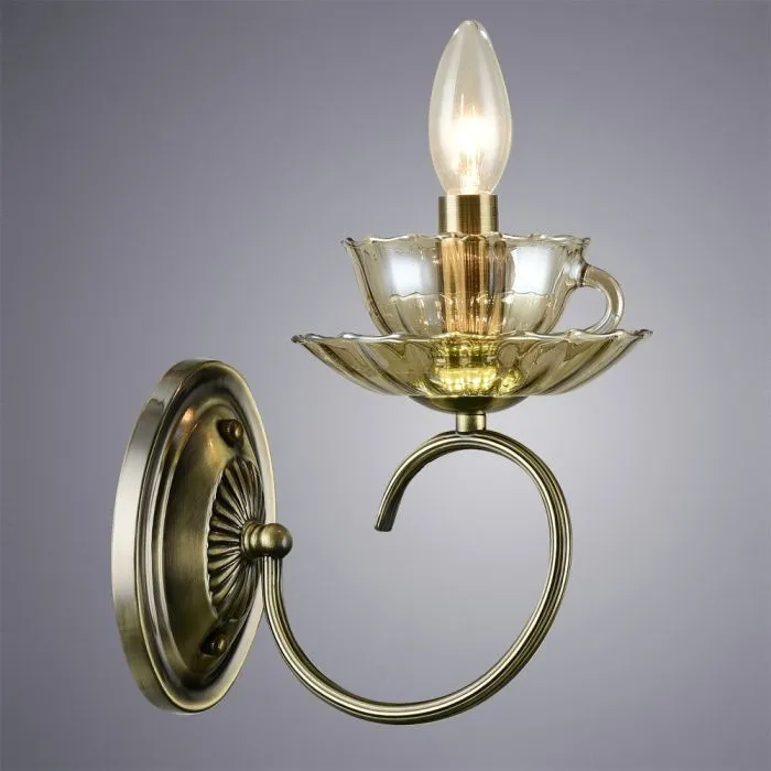 Бра Arte Lamp TET-A-TET A1750AP-1AB | Дом Декора