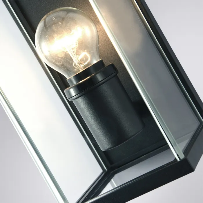 Уличный настенный светильник Arte Lamp POT A1631AL-1BK | Дом Декора