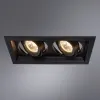 Точечный встраиваемый светильник Arte Lamp CANIS A6661PL-2BK | Дом Декора