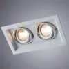 Точечный встраиваемый светильник Arte Lamp CANIS A6661PL-2WH | Дом Декора