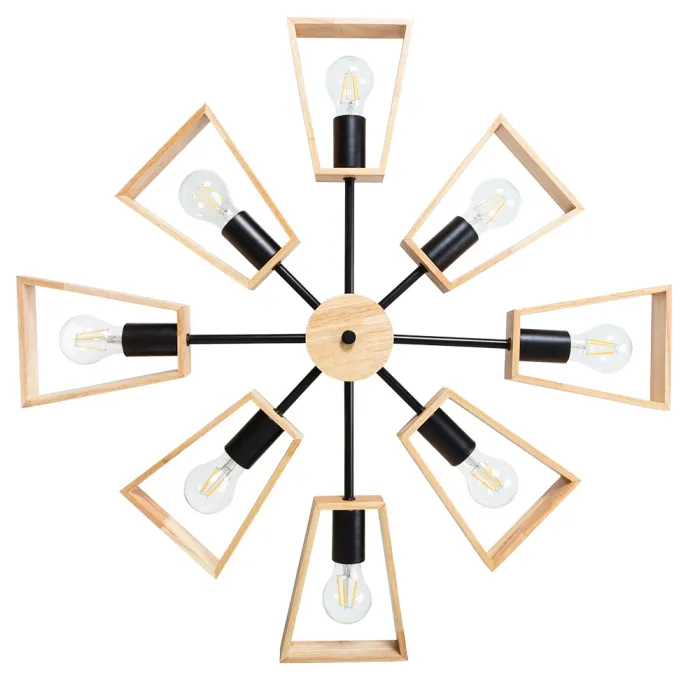 Люстра на штанге Arte Lamp BRUSSELS A8030PL-8BK | Дом Декора
