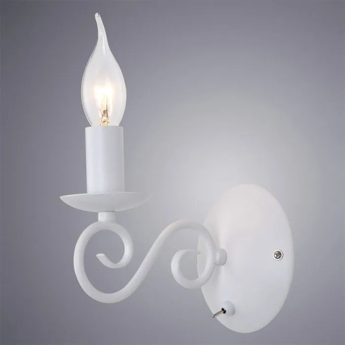 Бра Arte Lamp ISABEL A1129AP-1WH | Дом Декора