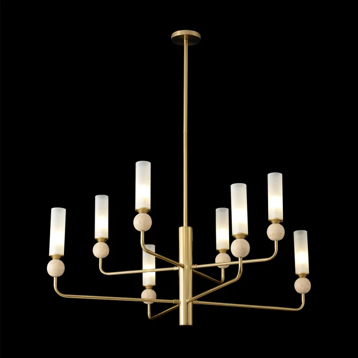 Люстра Crystal Lux SIMPLY SP8 BRASS | Дом Декора