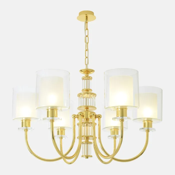 Люстра Crystal Lux ELENA SP6 GOLD | Дом Декора