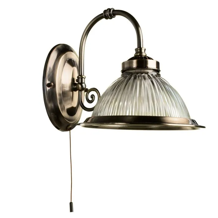 Бра Arte Lamp AMERICAN DINER A9366AP-1AB | Дом Декора