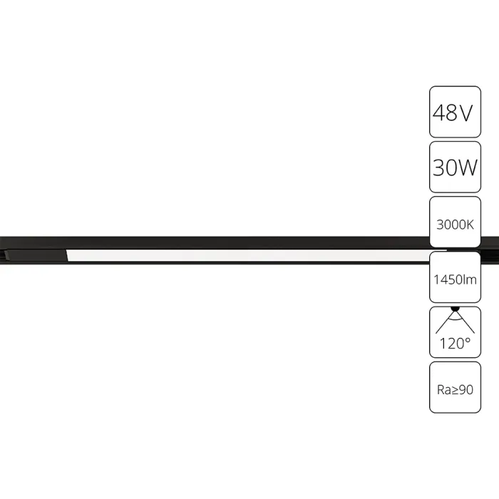 Магнитный трековый светильник Arte Lamp OPTIMA A7285PL-1BK | Дом Декора