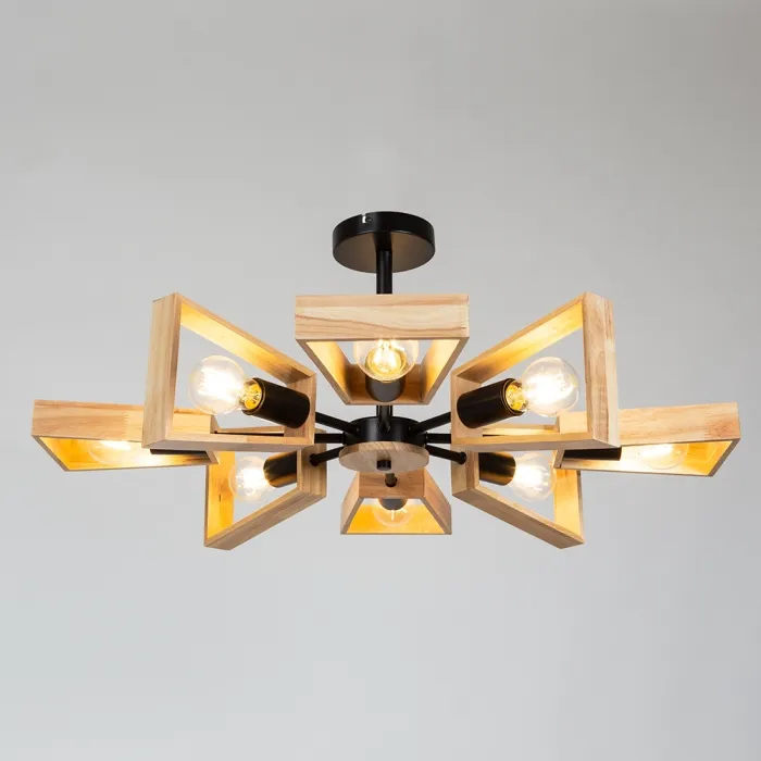 Люстра на штанге Arte Lamp BRUSSELS A8030PL-8BK | Дом Декора