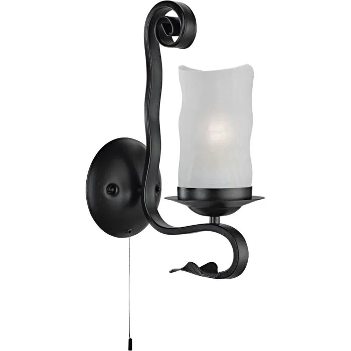 Бра Arte Lamp SCROLL A7915AP-1BK | Дом Декора